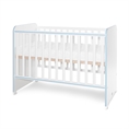 Bed SWEET DREAM white+baby blue /mattress base - level 2/